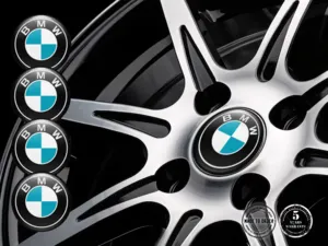 BMW Custom Domed Decals Tuning Radiant Flow
